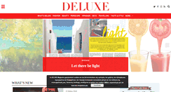 Desktop Screenshot of deluxemagazine.gr